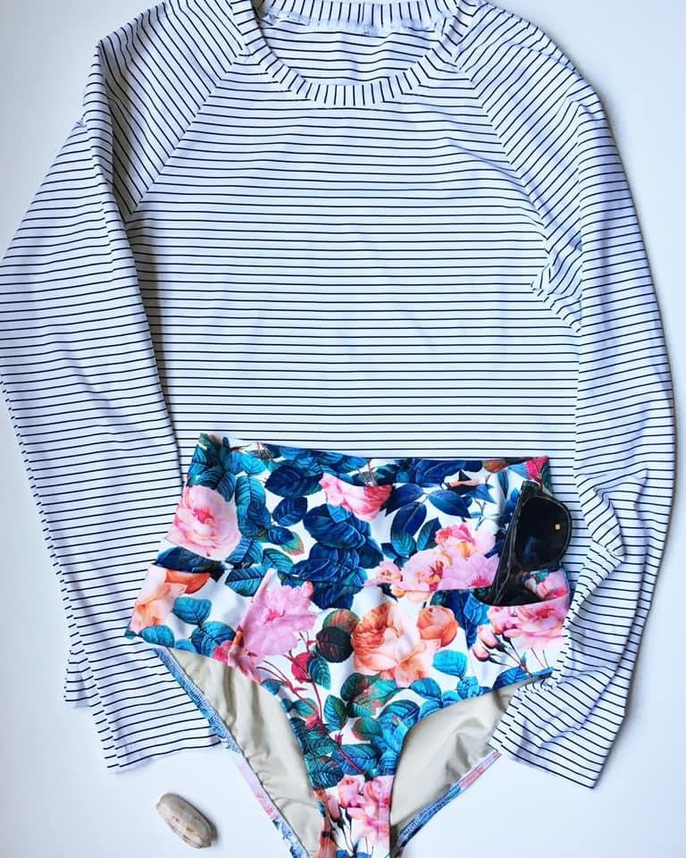 Rash guard swim bottoms on sale