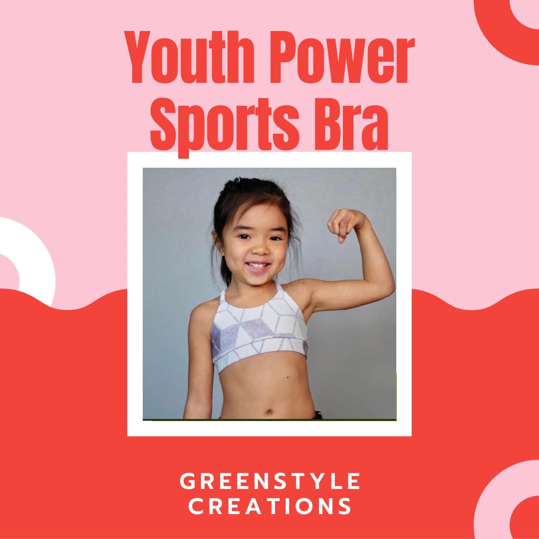 New Pattern Release: Youth Power Sports Bra – Greenstyle