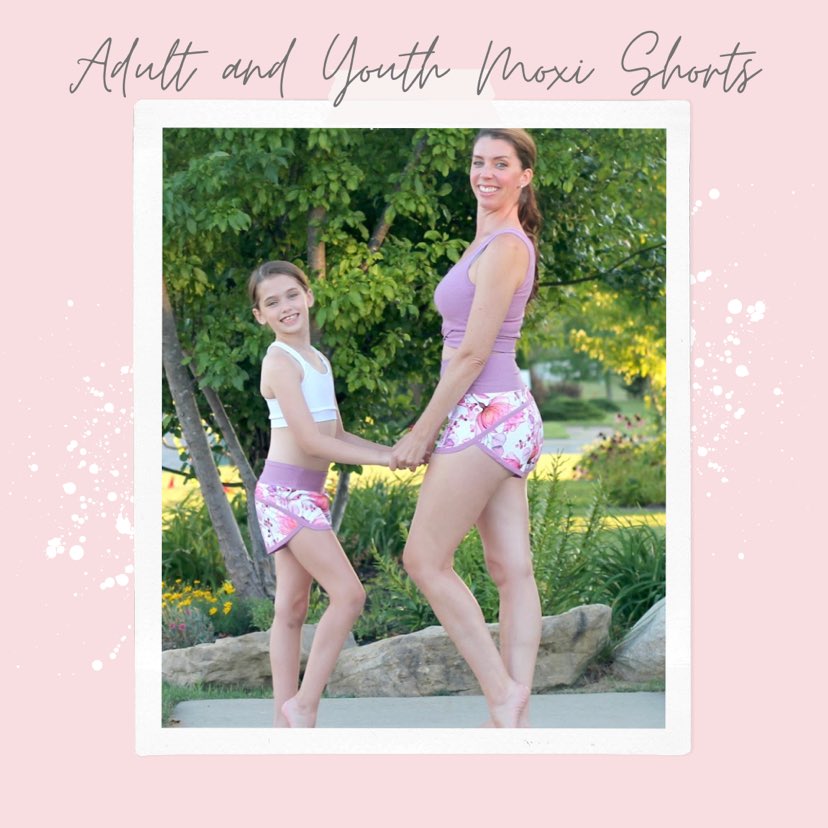 Pattern Update and a New Pattern Release: The Moxi Shorts and the Kids Moxi Shorts