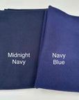 Rib Knit- Midnight Navy