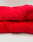 French Terry - Red , 1 yard Pre-cut