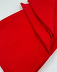 French Terry - Red , 1 yard Pre-cut