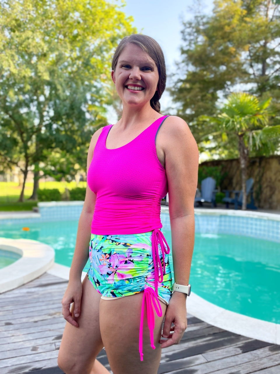 Hana Swim Top and Shorts Bundle PDF Sewing Pattern Sizes B-M