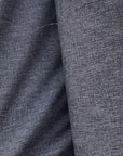 Stretch Woven - Denim Blue Linen Look