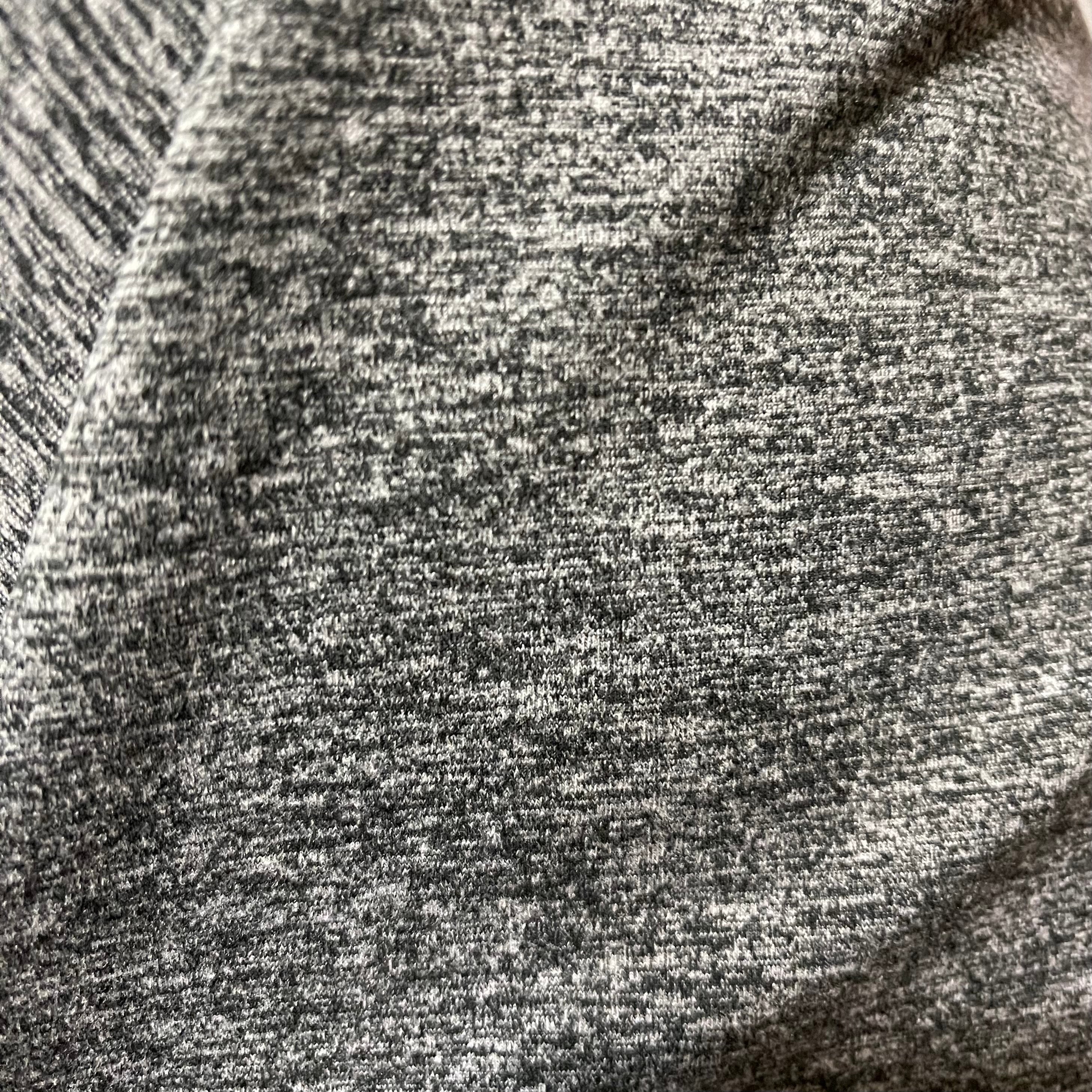 Heavy Brushed Athletic Performance - Heather Grey, Pre-Cut 36&quot;