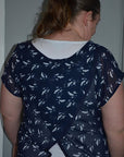 Cross Back Top PDF Sewing Pattern in Sizes XXS to 3XL