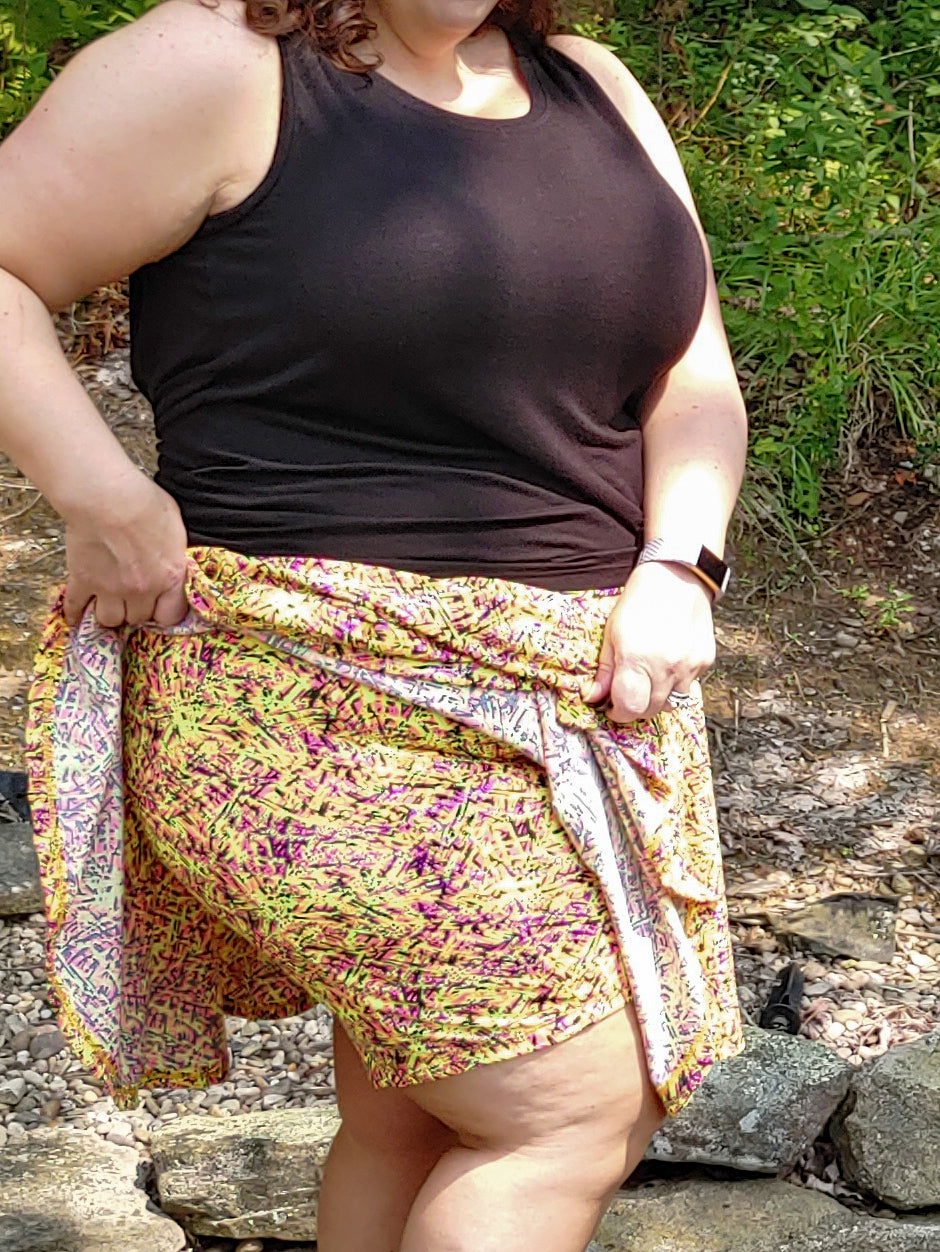 Rally Skirt PDF Pattern Adult Sizes B - M