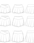 Duet Skirt PDF Pattern Adult Sizes B - M
