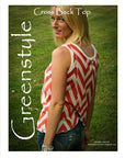 Cross Back Top PDF Sewing Pattern in Sizes XXS to 3XL
