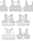 Embrace Sports Bra PDF Pattern in Sizes B - M
