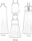 Havana Dress and Top PDF Sewing Pattern Sizes B - M
