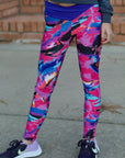 Youth Sundial Leggings PDF Sewing Pattern 2-16
