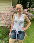 Bali Top PDF Sewing Pattern Sizes B-M