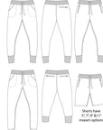 Iron Jogger PDF Sewing Pattern XXS to 4XL
