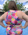 Surfside Wrap Swim Top PDF Sewing Pattern Sizes B-M