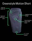 Motion Athletic Shorts XXS to 4XL