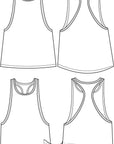 Solo Tank - PDF Sewing Pattern XXS - 3XL