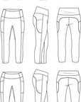 Spark Tights PDF Pattern Sizes B - M