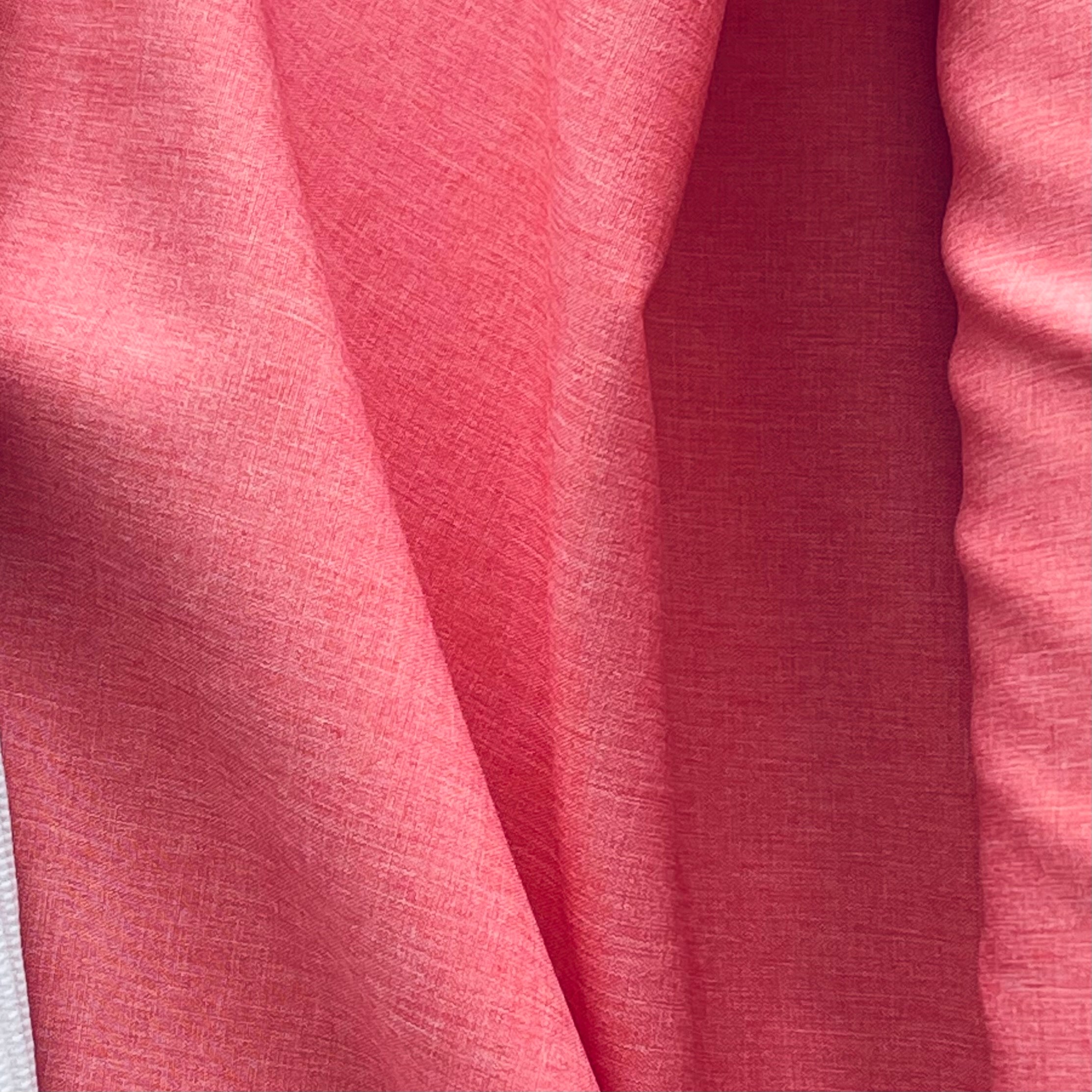 Stretch Woven - Pink Linen Look