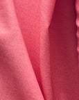 Stretch Woven - Pink Linen Look