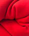 French Terry - Red , 1 yard Pre-cut