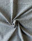 Stretch Woven - Grey Linen Look