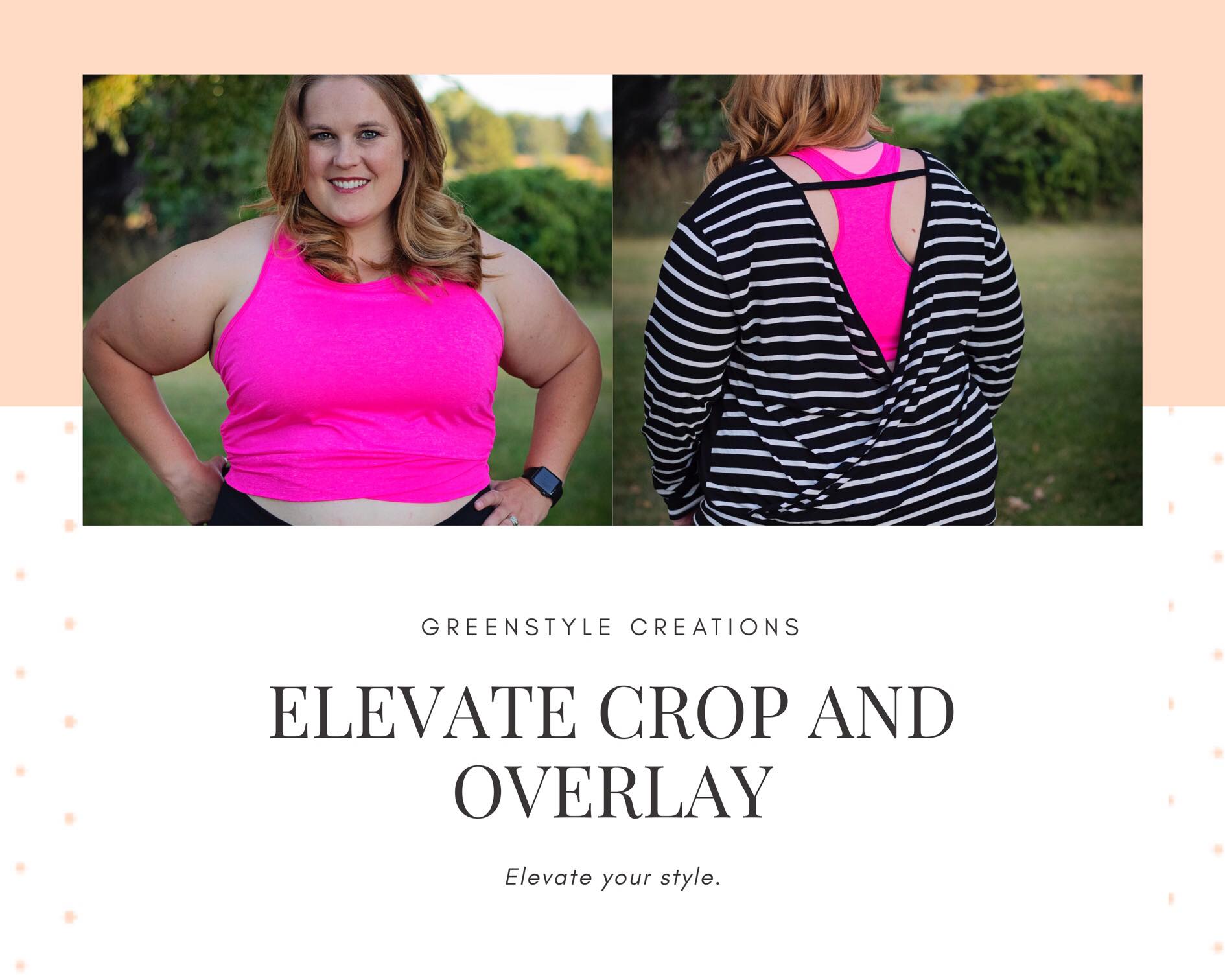 New Pattern Release: Elevate Crop Top and Overlay