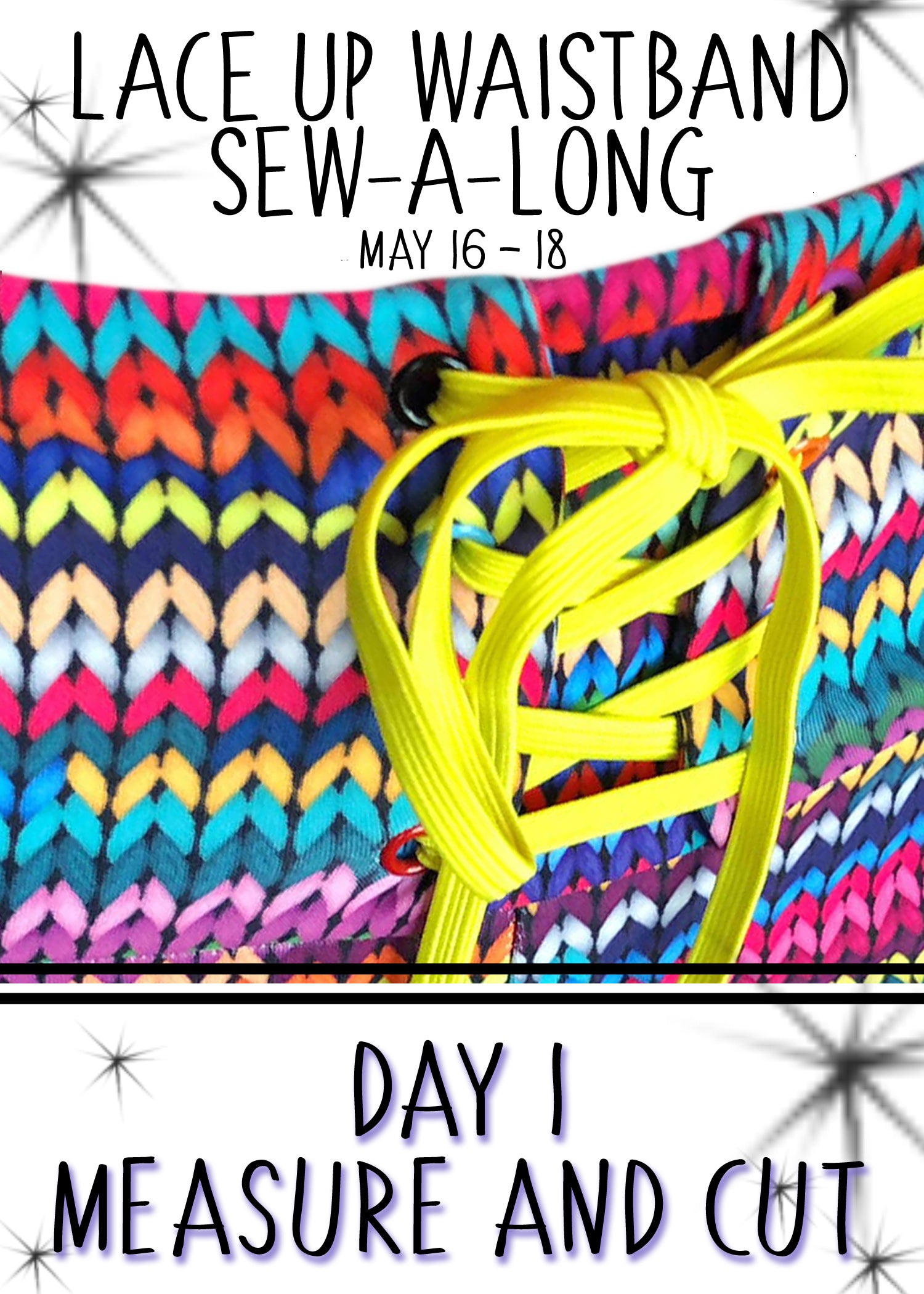 Day 1: Lace Up Waist Band Hack Sew-a-long