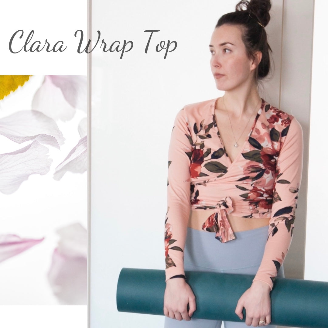 New Pattern Release: Clara Wrap Top