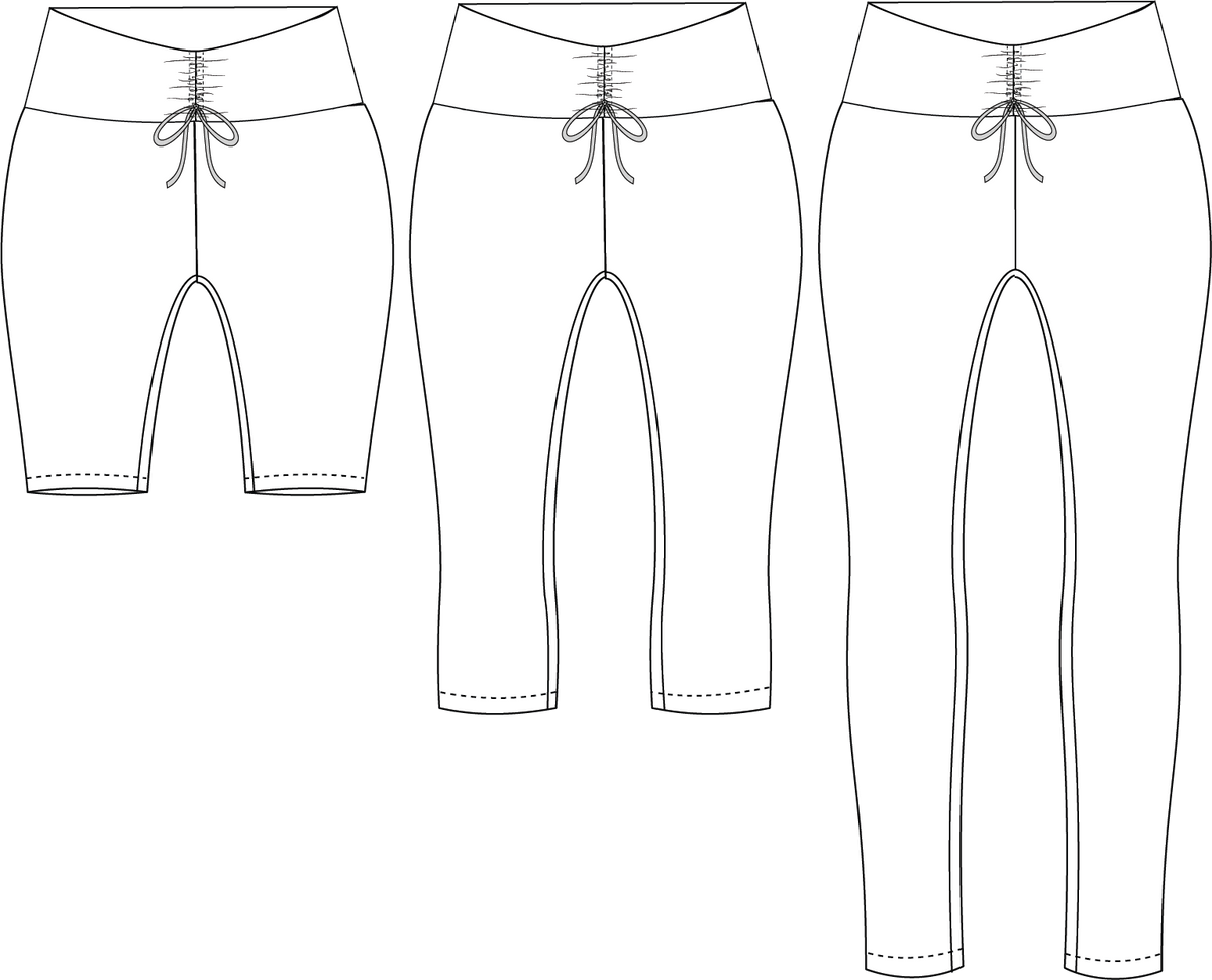 Cinch Leggings PDF Sewing Pattern