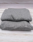 Tissus Sew Dynamic : Tencel/Coton biologique/Spandex - Mélange gris clair 