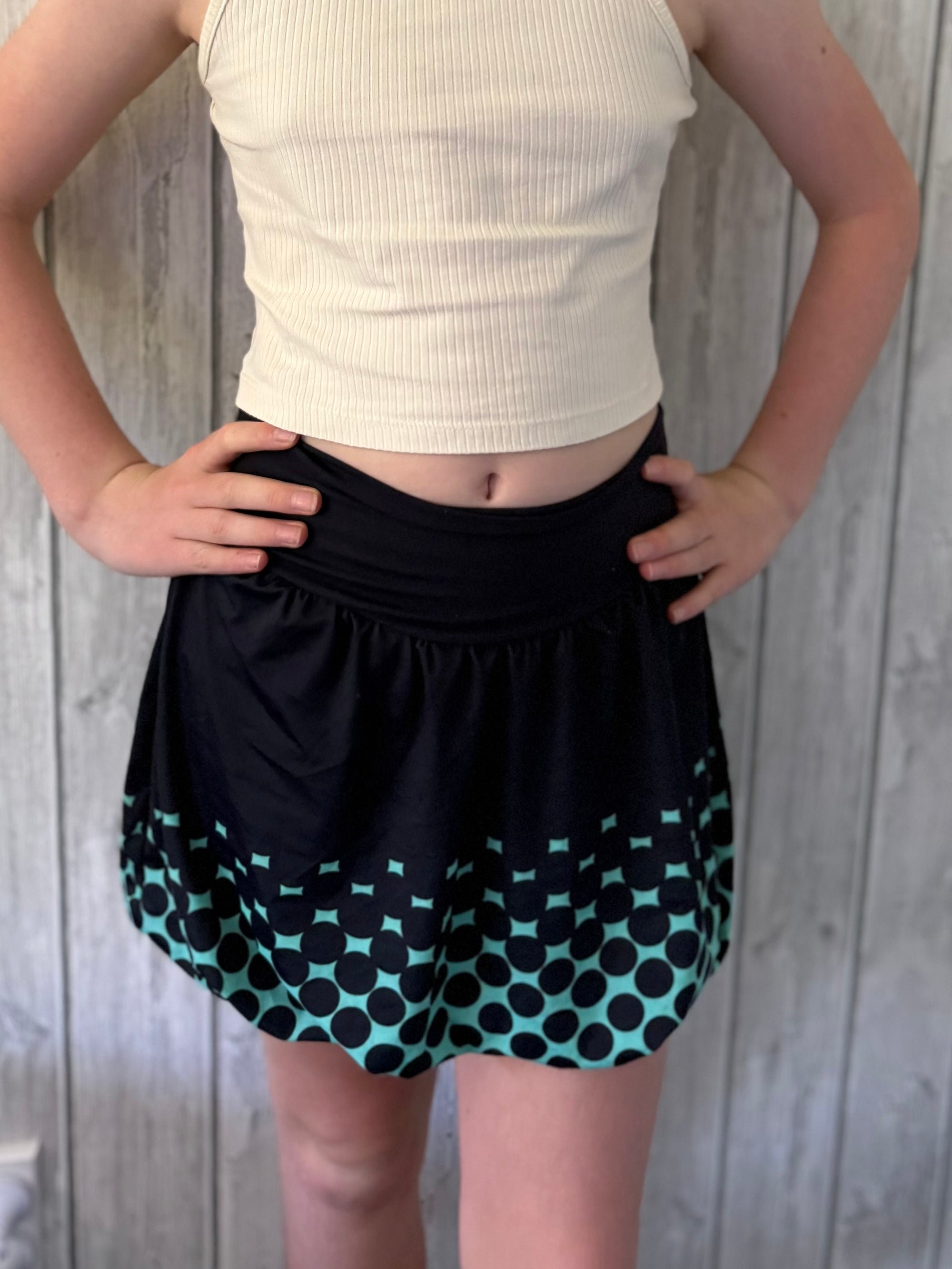 Youth Bubble Skirt PDF Pattern
