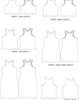 Sky Tank Dress PDF Pattern Sizes B - M
