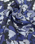 Stretch Woven - Blue Camo