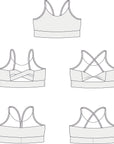 Delphi Sports Bra PDF Sewing Pattern