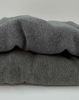 Rib Knit- Dark Heather Grey