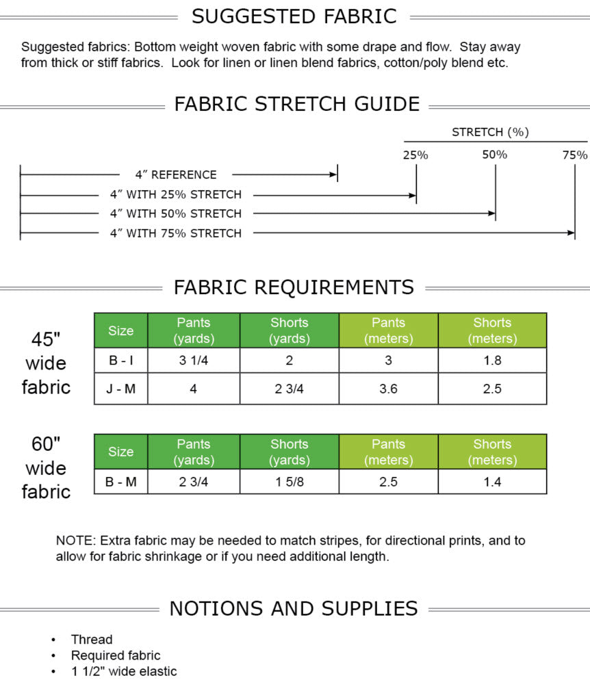 Guthrie Pants - PDF Sewing Pattern B-M