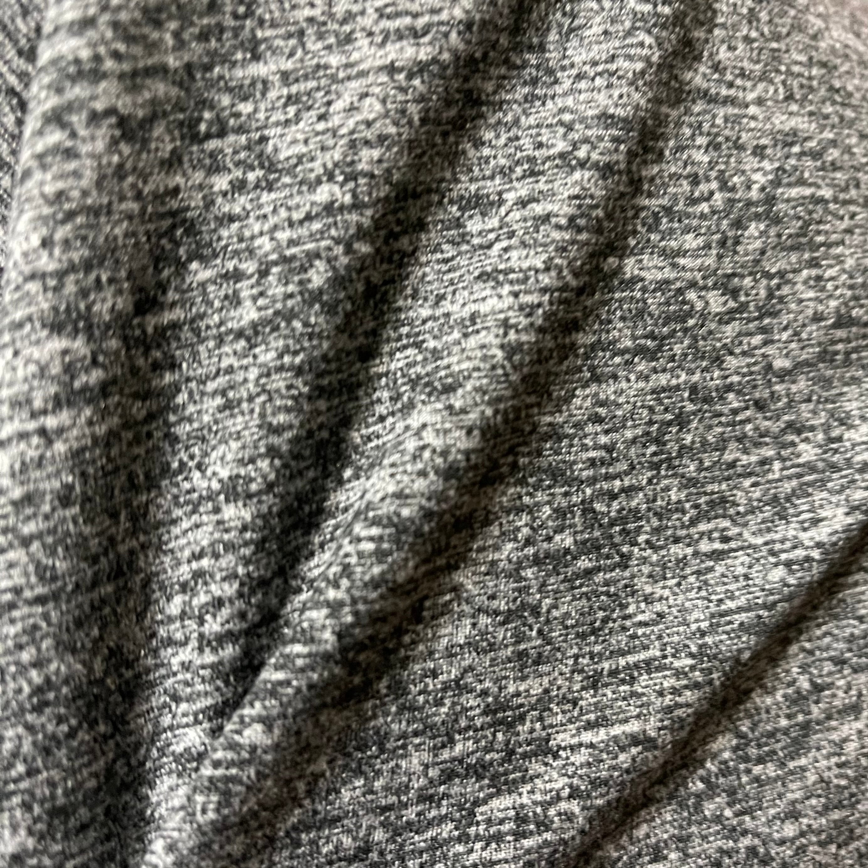 Heavy Brushed Athletic Performance - Heather Grey, Pre-Cut 36&quot;