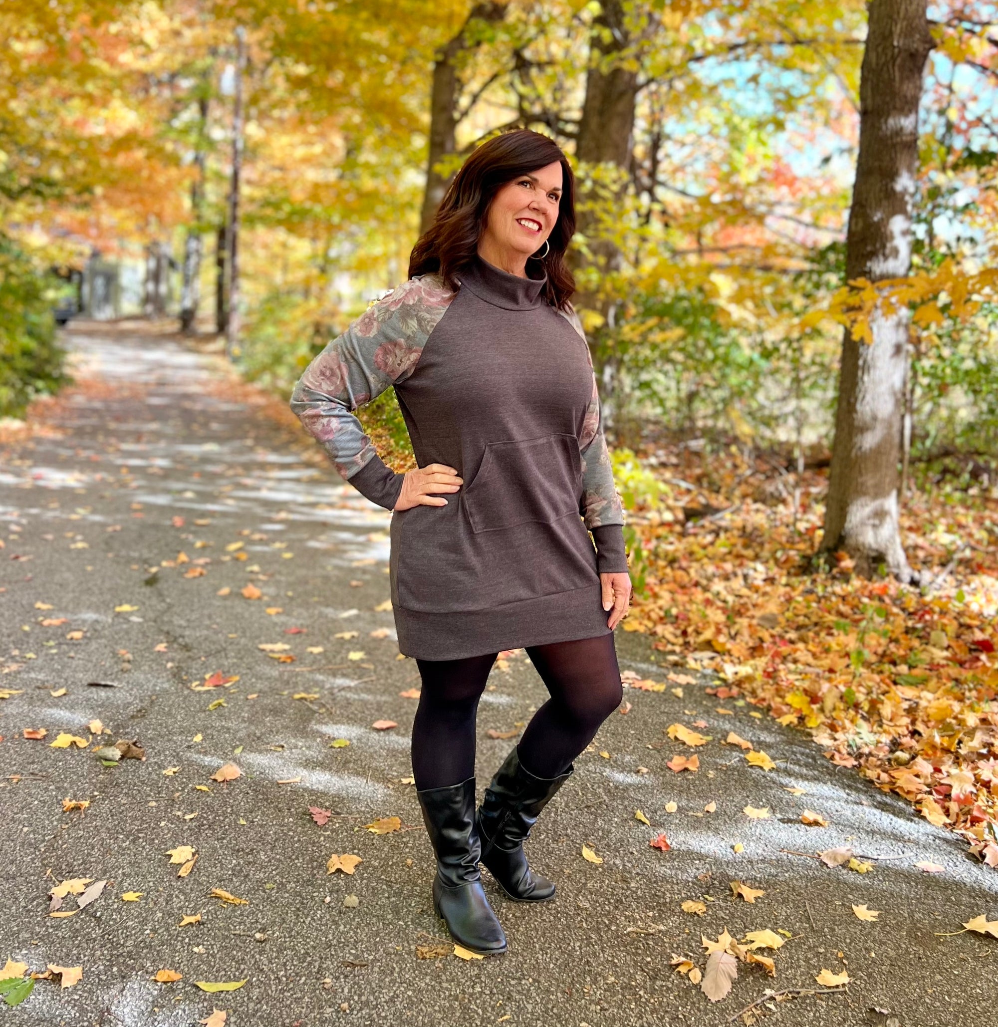 Alta Sweatshirt Dress PDF Pattern Sizes B - M Alta Sweatshirt Dress PDF Pattern Sizes B - M