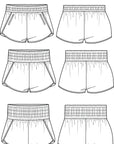 Balboa Shorts PDF Sewing Pattern B-M