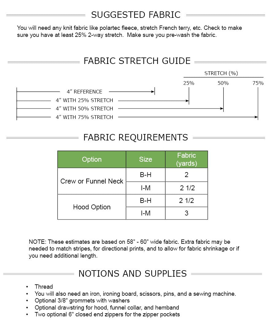 Bianca Pullover  PDF Sewing Pattern B-M