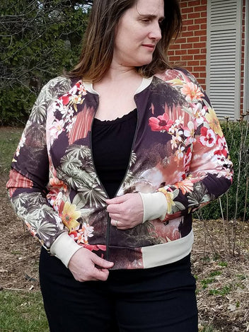 Midway Bomber Jacket PDF Sewing Pattern Sizes B - M – Greenstyle