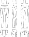 Cavallo Leggings PDF Pattern Sizes B - M
