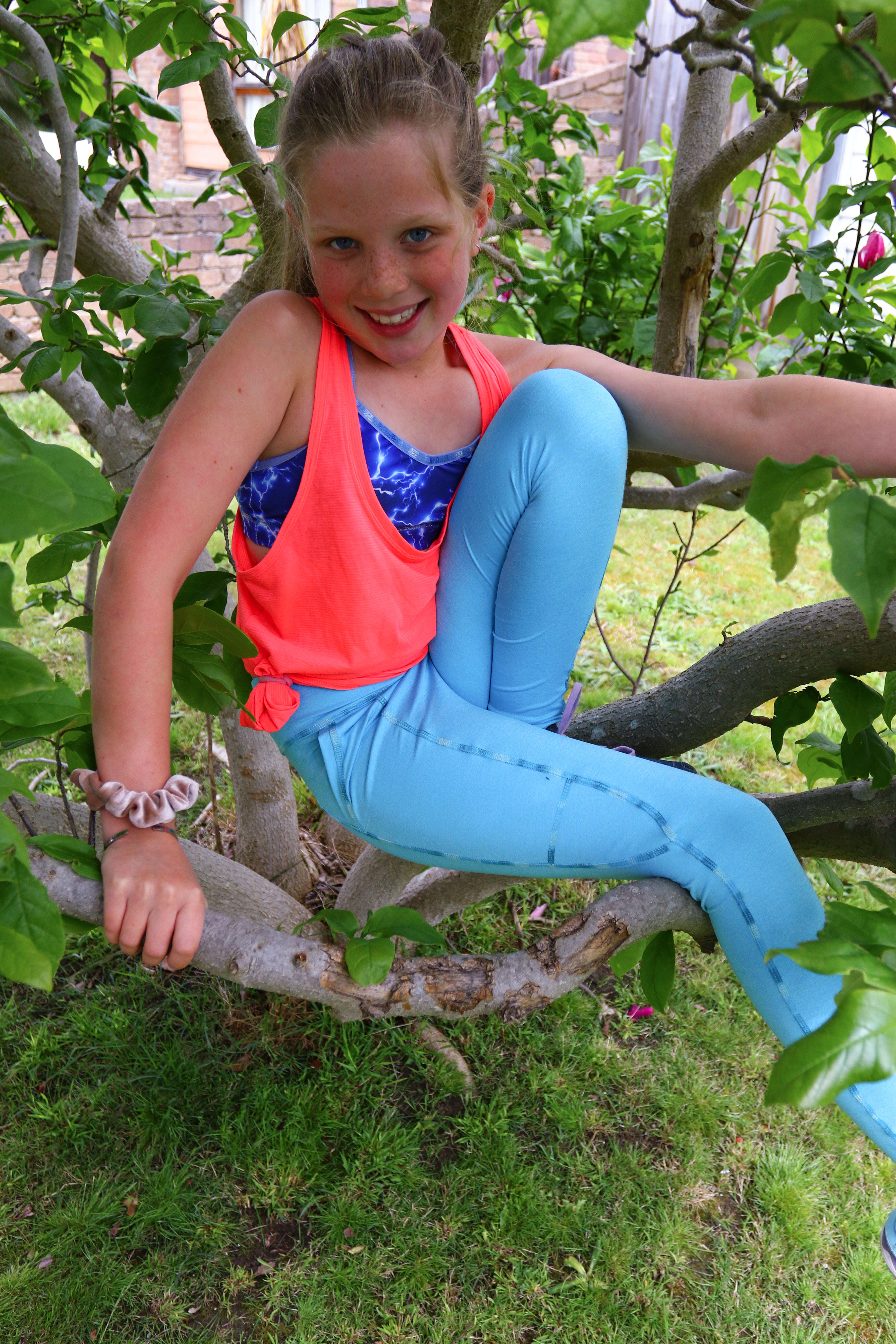 Youth Novello Leggings Sewing Pattern in Sizes 3 to 14