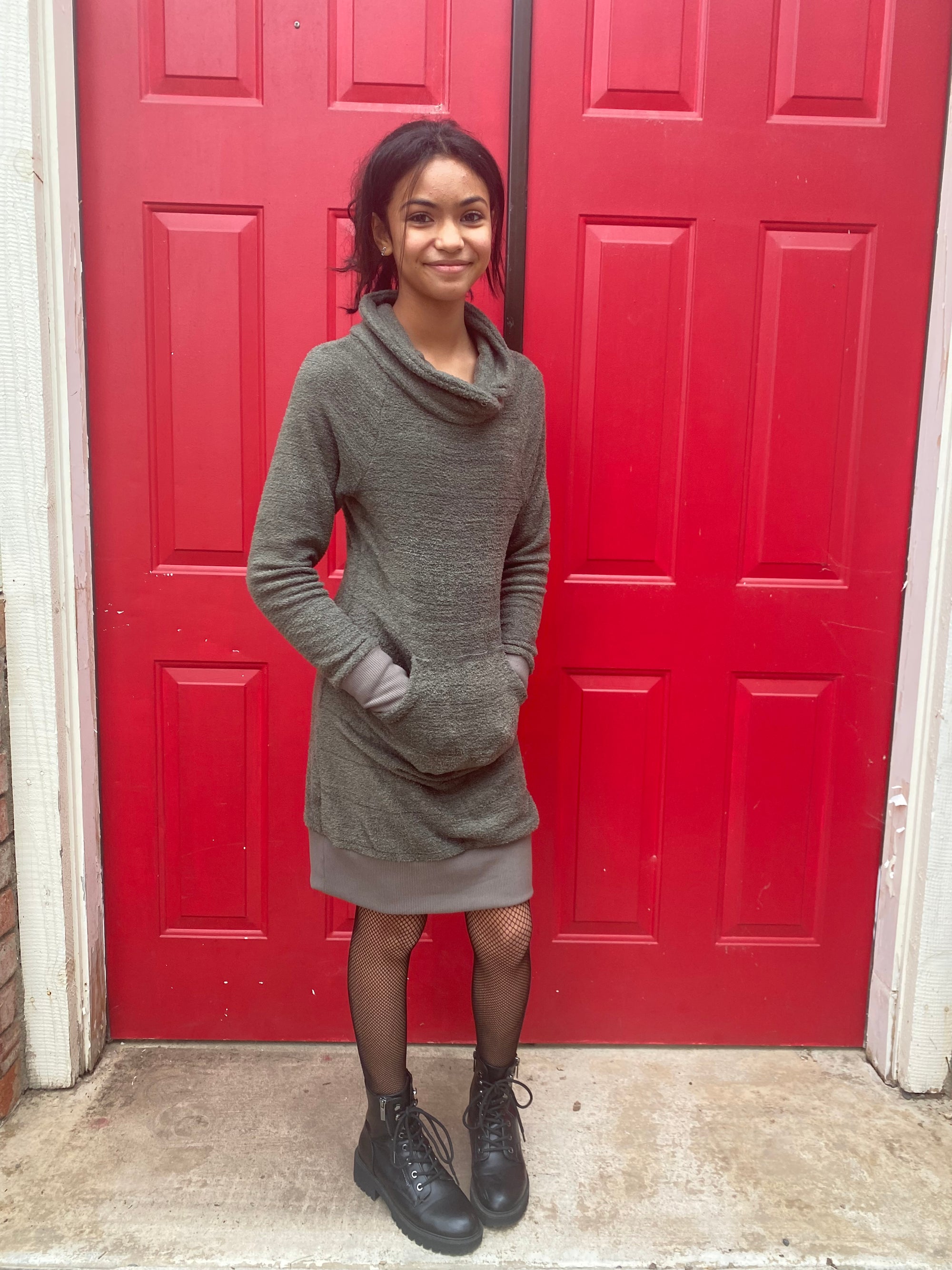 Alta Sweatshirt Dress PDF Pattern Sizes B - M Greenstyle Alta Sweatshirt Dress PDF Pattern Sizes B - M Greenstyle