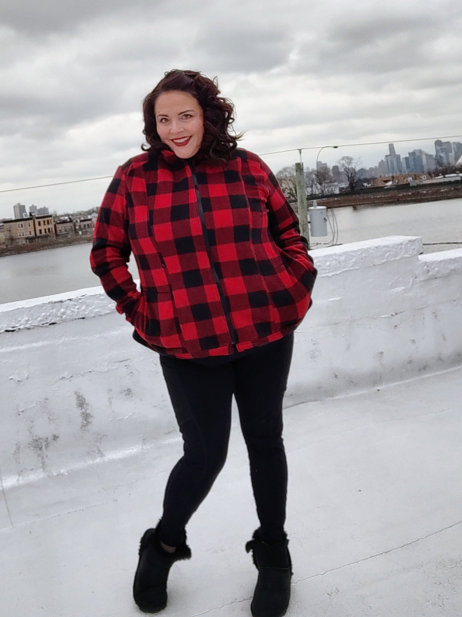 Rd style red hot sale plaid jacket