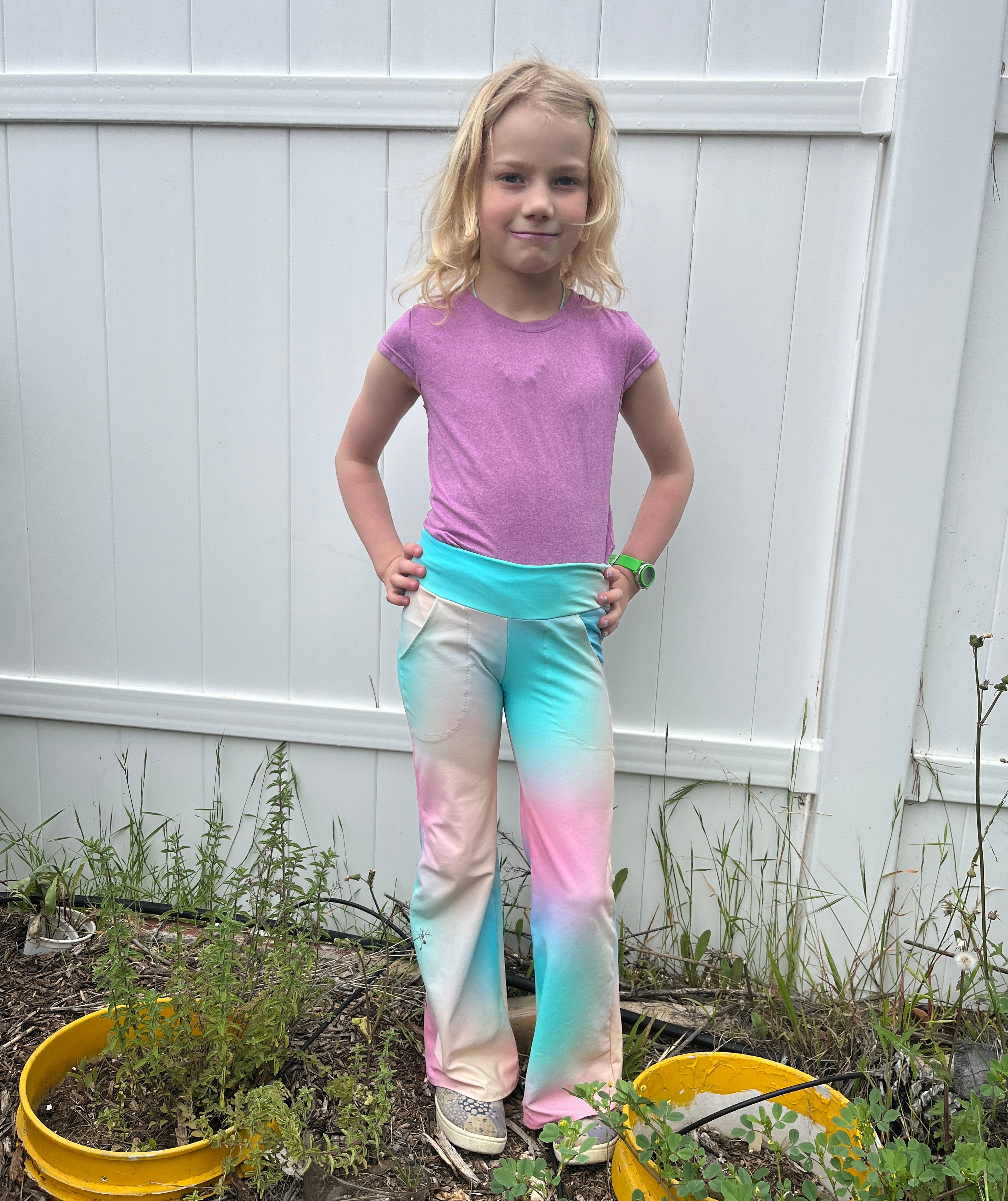 Youth Flare Leggings PDF Sewing Pattern 2-16 – Greenstyle