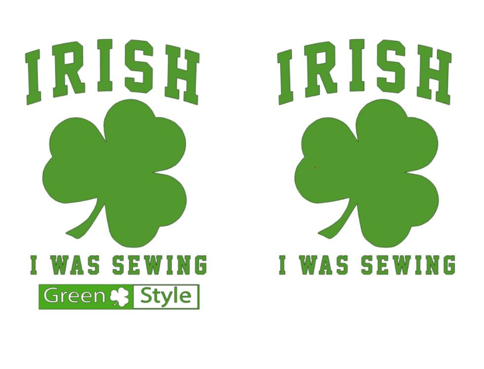 Cut File - Irish I Was Sewing