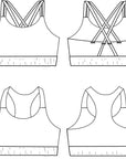 Youth Power Sports Bra PDF Sewing Pattern in Sizes 3 to 14