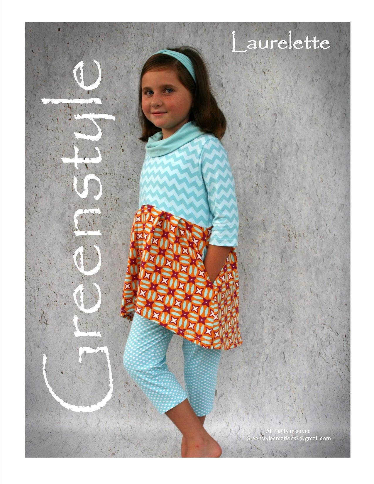 Laurelette Dress or Tunic PDF Sewing Pattern